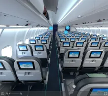 Iberojet Airbus A330-300 seat maps 360 panorama view