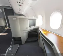 American Airlines Airbus A321-200 V.2 seat maps 360 panorama view