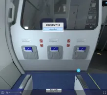 IndiGo Airbus A320neo V.2 seat maps 360 panorama view