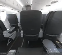 American Airlines Bombardier CRJ900 V.1 seat maps 360 panorama view