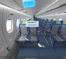 Air Caraibes ATR 72-600 V.1 seat maps 360 panorama view