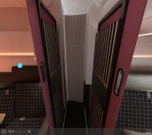 Swiss Airbus A330-300 Senses seat maps 360 panorama view