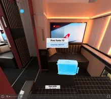 Swiss Airbus A330-300 Senses seat maps 360 panorama view