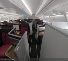 Swiss Airbus A330-300 Senses seat maps 360 panorama view