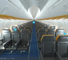 Buzz Boeing 737-800 seat maps 360 panorama view