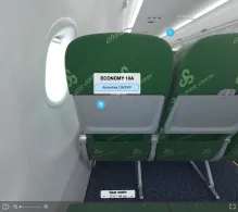 Spring Airlines Airbus A320-200 V.1 seat maps 360 panorama view