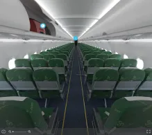 Spring Airlines Airbus A320-200 V.1 seat maps 360 panorama view