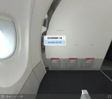 Air Arabia Airbus A320neo seat maps 360 panorama view