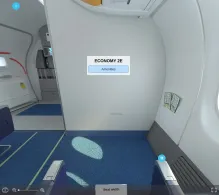 Ryanair Boeing 737-800 seat maps 360 panorama view