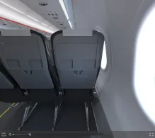Pegasus Airlines Airbus A320neo seat maps 360 panorama view