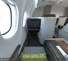 TAP Air Portugal Airbus A330-200 seat maps 360 panorama view