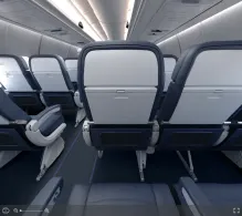Delta Boeing 717-200 seat maps 360 panorama view