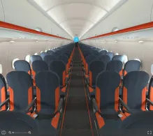easyJet Europe Airbus A320-200 V.1 seat maps 360 panorama view