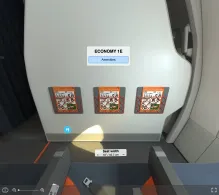 easyJet Switzerland Airbus A320-200 seat maps 360 panorama view