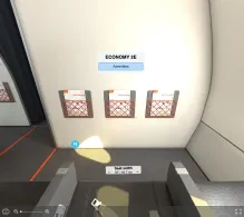 easyJet UK Airbus A321neo seat maps 360 panorama view