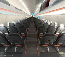 easyJet UK Airbus A321neo seat maps 360 panorama view