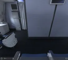 United Boeing 777-200ER V.1 seat maps 360 panorama view