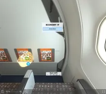 easyJet Europe Airbus A319-100 seat maps 360 panorama view