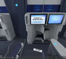 Air Caraibes Airbus A350-900 seat maps 360 panorama view