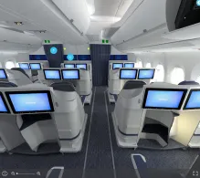 Air Caraibes Airbus A350-900 seat maps 360 panorama view