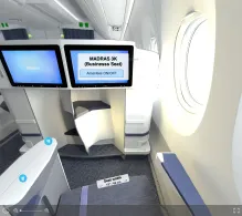 Air Caraibes Airbus A350-900 seat maps 360 panorama view