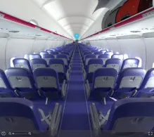 Wizz Air Airbus A321-200 seat maps 360 panorama view