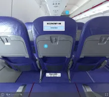 Wizz Air Airbus A321-200 seat maps 360 panorama view