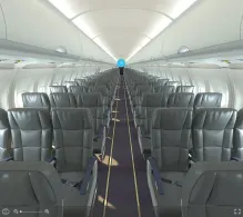 Ryanair Airbus A320-200 seat maps 360 panorama view