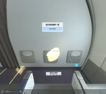 Ryanair Airbus A320-200 seat maps 360 panorama view