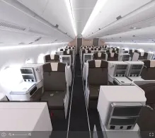 Iberia Airbus A350-900 V.1 seat maps 360 panorama view