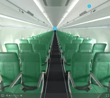 Transavia Airbus A321neo seat maps 360 panorama view