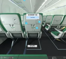 Transavia Airbus A321neo seat maps 360 panorama view