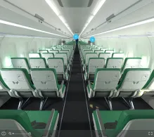 Transavia Airbus A321neo seat maps 360 panorama view