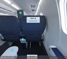 SkyWest Airlines Bombardier CRJ900 V.2 DL seat maps 360 panorama view