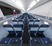 SkyWest Airlines Bombardier CRJ900 V.2 DL seat maps 360 panorama view