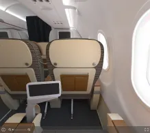 Etihad Airways Airbus A320-200 V.2 seat maps 360 panorama view