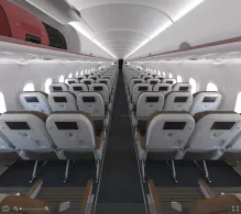 Etihad Airways Airbus A320-200 V.2 seat maps 360 panorama view