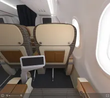 Etihad Airways Airbus A320-200 V.2 seat maps 360 panorama view