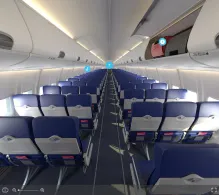 Southwest Airlines Boeing 737-700 seat maps 360 panorama view