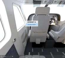 Azul Conecta Cessna 208B Grand Caravan seat maps 360 panorama view