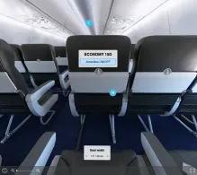 Pegasus Airlines Boeing 737-800 seat maps 360 panorama view