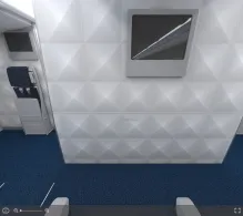 Delta Airbus A330-300 seat maps 360 panorama view