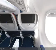 Delta Airbus A330-300 seat maps 360 panorama view