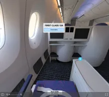 Air China Boeing 787-9 seat maps 360 panorama view