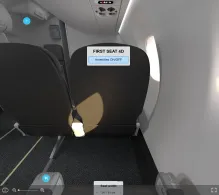 Republic Airways Embraer E170 V.1 UA seat maps 360 panorama view