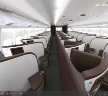 Virgin Atlantic Airbus A330-300 seat maps 360 panorama view