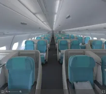 Korean Air Airbus A380-800 seat maps 360 panorama view