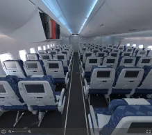Korean Air Airbus A380-800 seat maps 360 panorama view