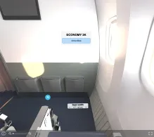 IndiGo Boeing 777-300ER V.2 seat maps 360 panorama view