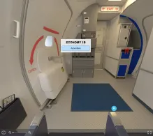 Ryanair UK Boeing 737-800 seat maps 360 panorama view